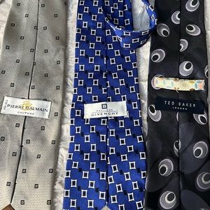 Pierre Balmain, Monsieur Givenchy and Ted Baker Lodon Silk Ties 🔥